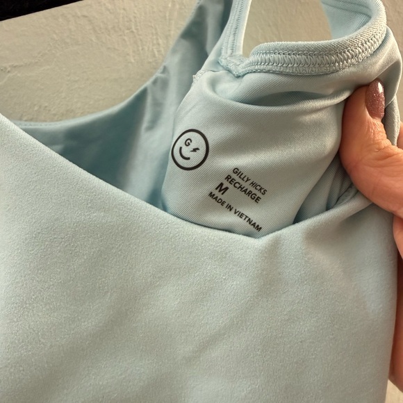 Gilly Hicks Soft Blue Crop Top - Picture 2 of 4